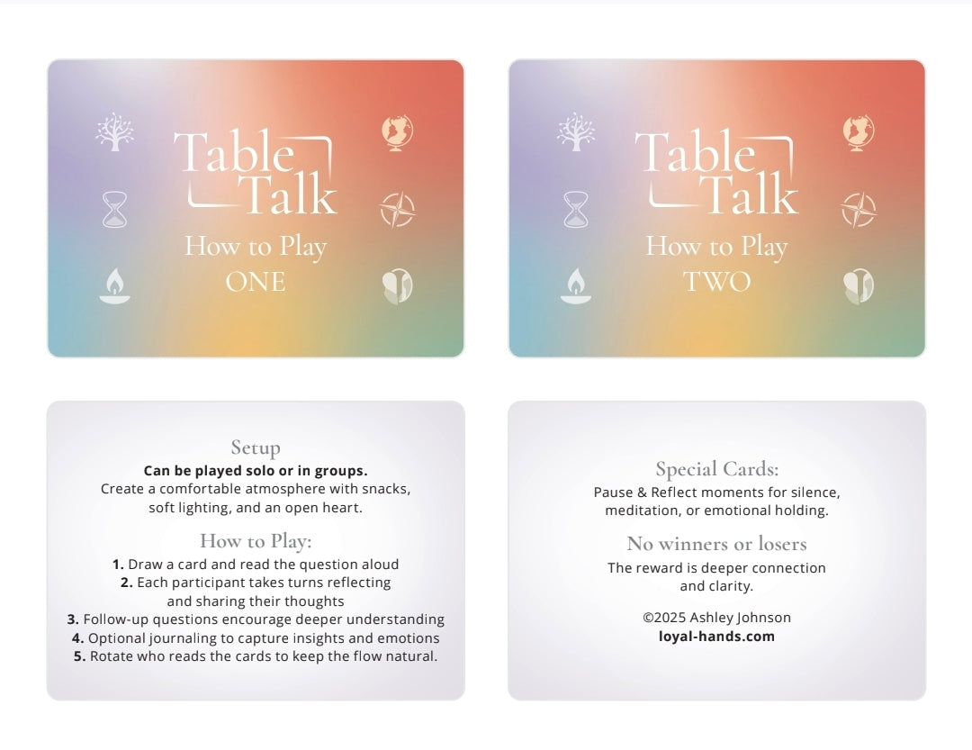 Table Talk: End-of-Life Conversation Game